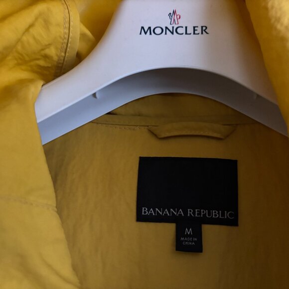 $415 Banana Republic Yellow Oversized Fishing / Wading Jacket - Medium - Picture 7 of 11